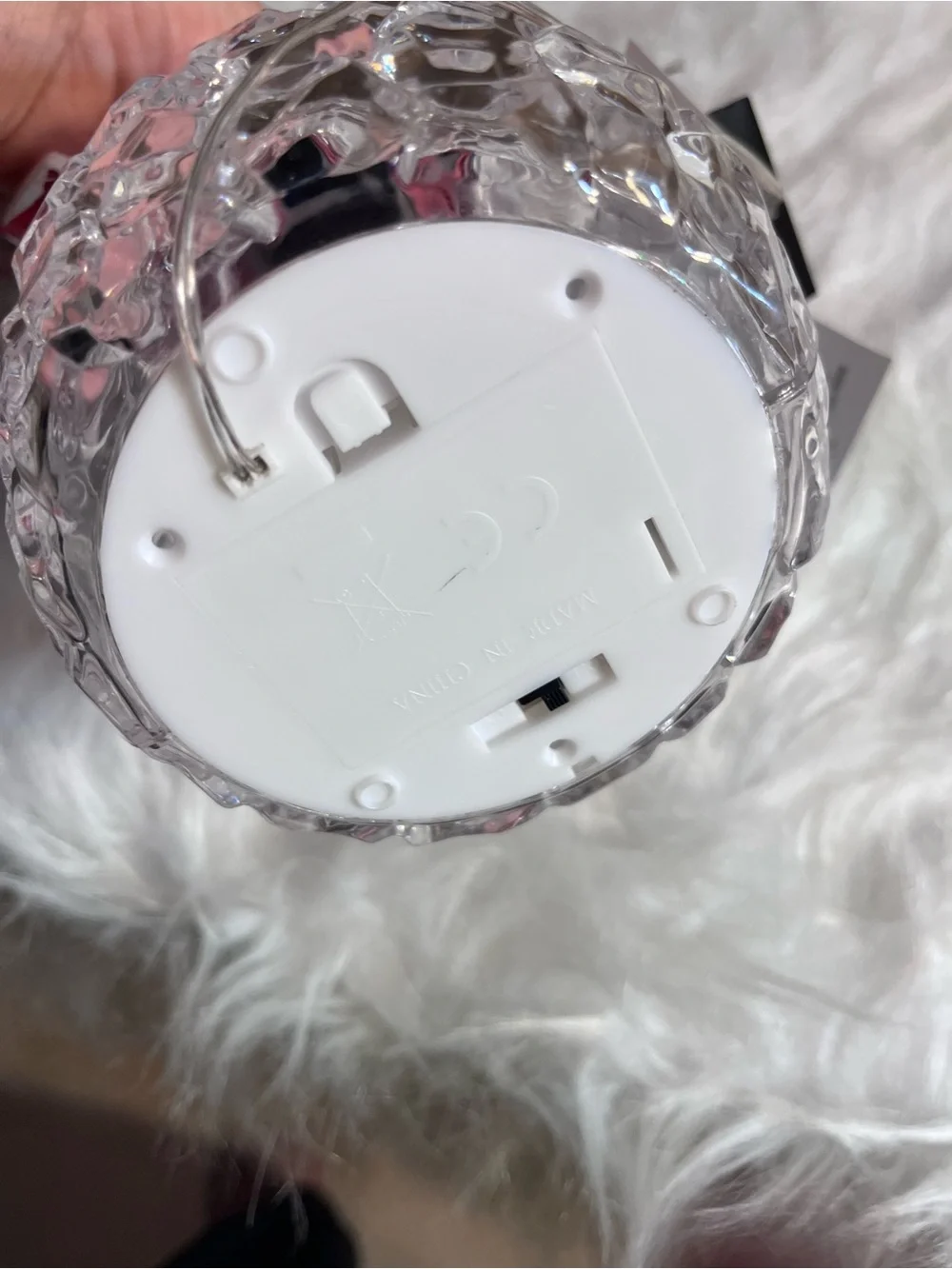 Acrylic Light Up Snowman Holiday Figurine